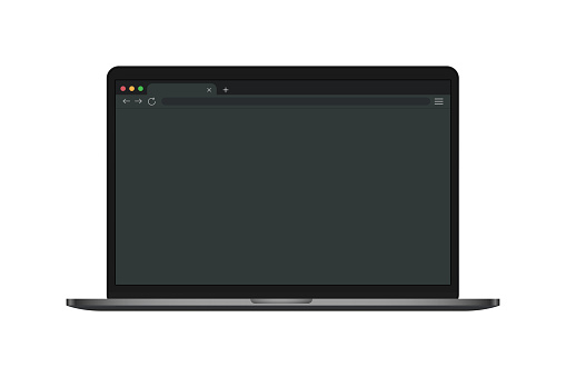 Computer Browser Image Computer Browser Web Window Screen Mockup Vector Stock Illustration ...