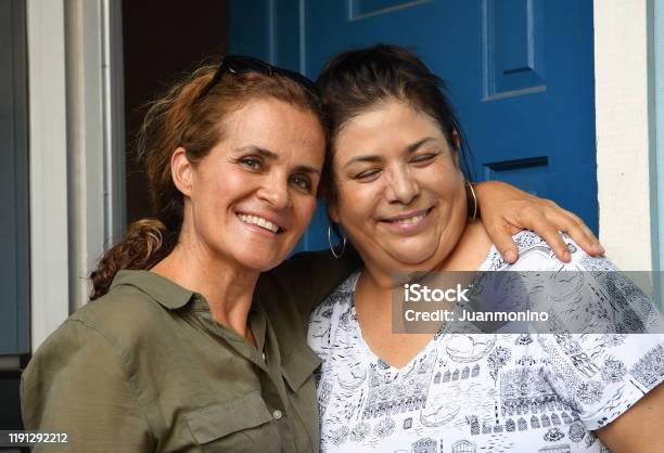 Mixed Race Mature Lesbian Couple Stock Photo - Download Image Now - Lesbian,  Gay Couple, Latin American and Hispanic Ethnicity - iStock