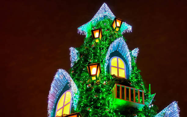 istock Lithuanian Christmas tree at Vilnius Cathedral Square new 1191295362