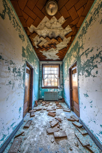 istock Abandoned Hallway in hospital 1191300268
