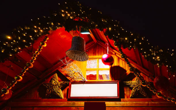 istock Stall with Christmas tree decorations at Alexanderplatz reflex 1191300677