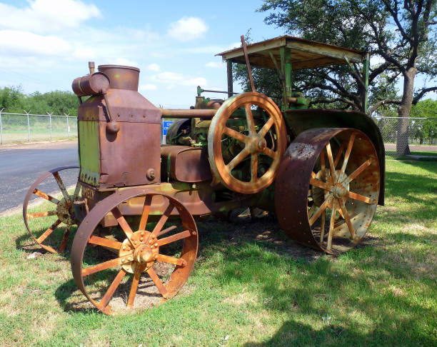 Rumely Tractor On Display in Abilene, Texas abilene texas stock pictures, royalty-free photos & images