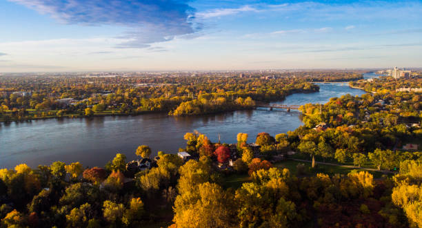 istock Aerial view in Laval, Quebec , Canada 1191313573