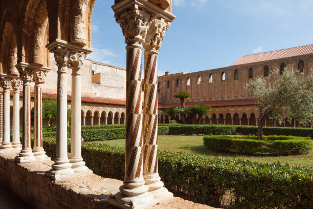 istock Courtyard of Monreale Cathedra 1191316066
