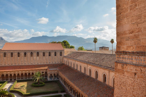 istock Courtyard of Monreale Cathedra 1191317086