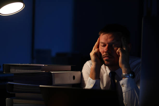 istock Tired business person 1191319986