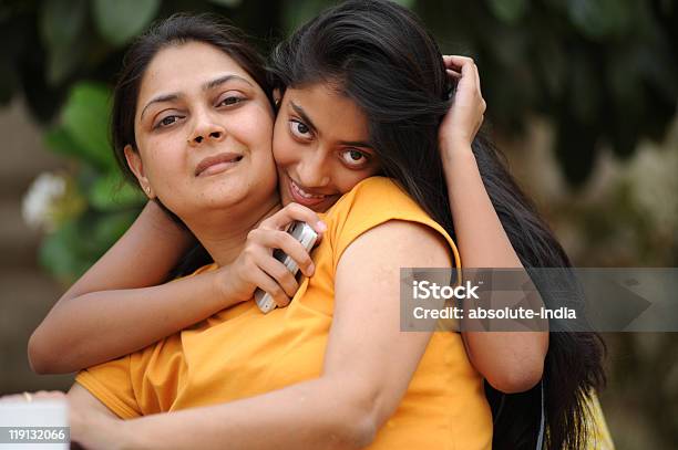 Loving Mother With Daughter Stock Photo - Download Image Now - India, Mother, Embracing