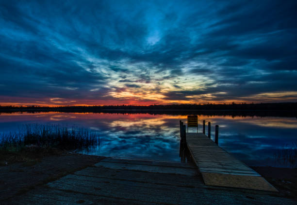 istock Marl Lake Colorful Sunrise 1191321359