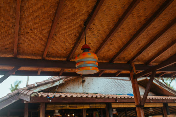 istock Lighting Lamp latern on the wall in Asia 1191327188