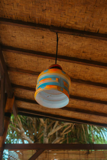 istock Lighting Lamp latern on the wall in Asia 1191327225