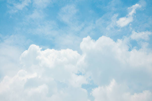 White big Cumulus clouds White big Cumulus clouds clouds stock pictures, royalty-free photos & images