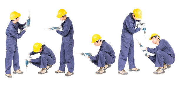 istock Man in uniform isolated on white background 1191344438