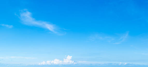 istock Soft white clouds against blue sky ,Panoramic fluffy clouds in the blue sky 1191344525
