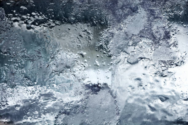 istock Abstract frozen water.Ice texture winter background 1191345905