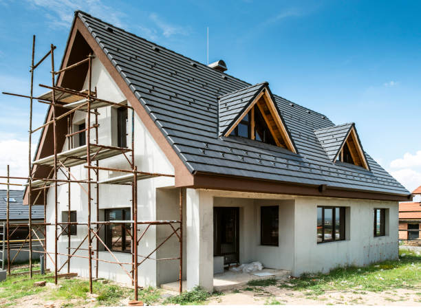 istock Small new build house 1191347131