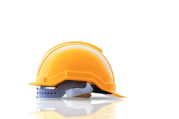istock Safety helmet on white background. 1191347693