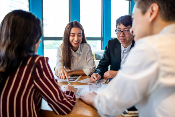 istock teamwork has a business meeting 1191347757