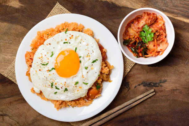 istock Kimchi fried rice, Korean food 1191347899
