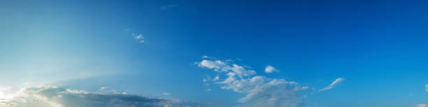 istock Panorama sky with cloud on a sunny day. Beautiful cirrus cloud. 1191348567