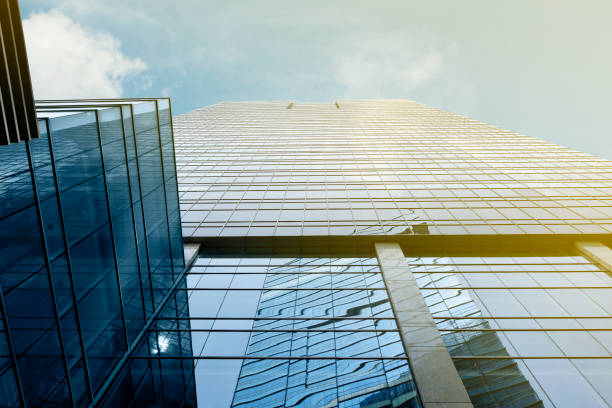 istock Office building on the city 1191351138
