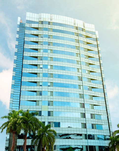istock Office building on the city 1191351146