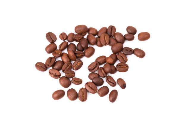 istock roasted coffee beans. Isolated on a white background. 1191361063