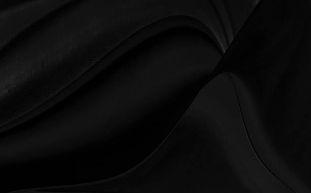 istock Black gray satin dark fabric texture luxurious shiny that is abstract silk cloth background with patterns soft waves blur beautiful. 1191364528