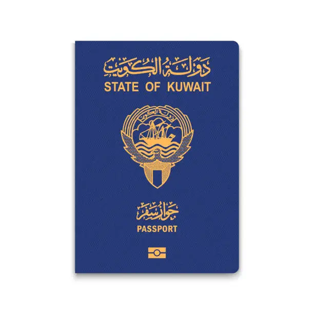 Vector illustration of Realistic 3d Passport