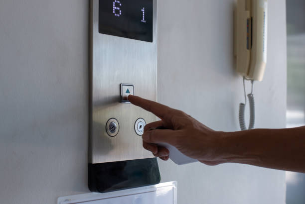 istock A man's hand use key card to open the door 1191373107