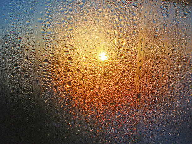 istock Melting Snow on Window at Sunset 1191379562