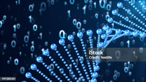 Dna Code Background Dna Sequence Dna Code Structure With Glow Stock Photo - Download Image ...