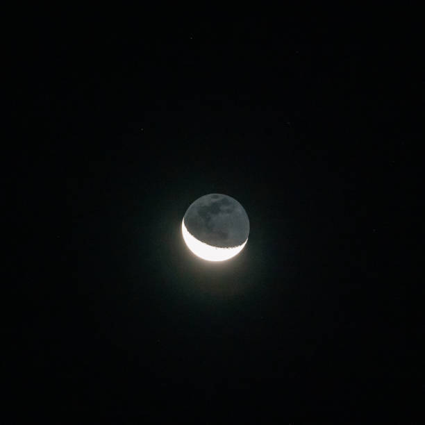 istock View of eclipsed moon in night sky 1191381294