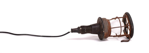 istock Old vintage light from the 70s, isolated 1191386456