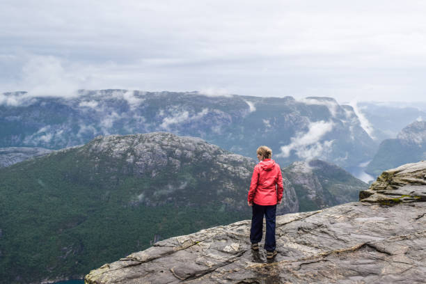 istock Cleft near Pulpit Rock (Preikestolen). 1191386908