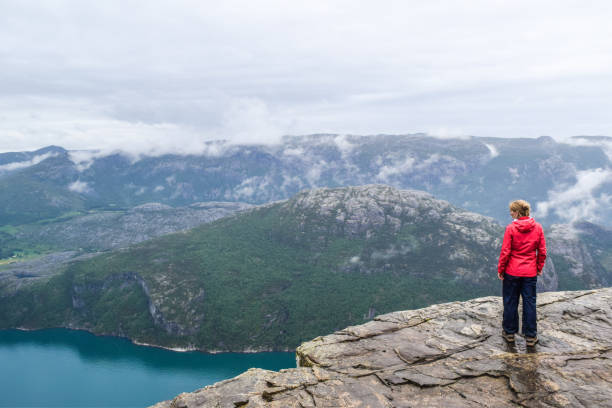 istock Cleft near Pulpit Rock (Preikestolen). 1191386918
