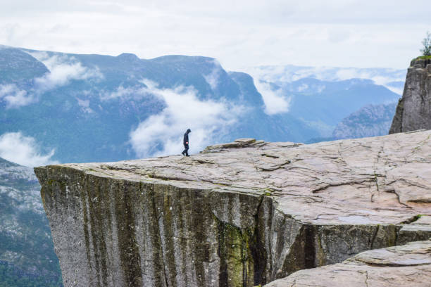 istock Cleft near Pulpit Rock (Preikestolen). 1191386958