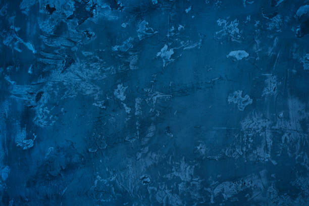istock Abstract dark blue background of vintage handmade texture wall 1191387223