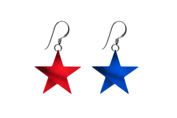 istock Star earrings isolated 1191388300