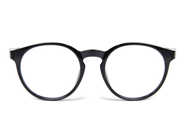 istock Plastic frame glasses on a white background. Eye protection. Medical frame for eyesight. 1191389616