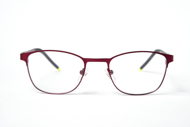 istock Plastic frame glasses on a white background. Eye protection. Medical frame for eyesight. 1191389646