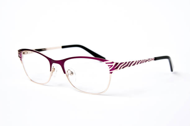 istock Plastic frame glasses on a white background. Eye protection. Medical frame for eyesight. 1191389754