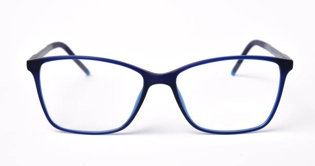istock Plastic frame glasses on a white background. Eye protection. Medical frame for eyesight. 1191389757
