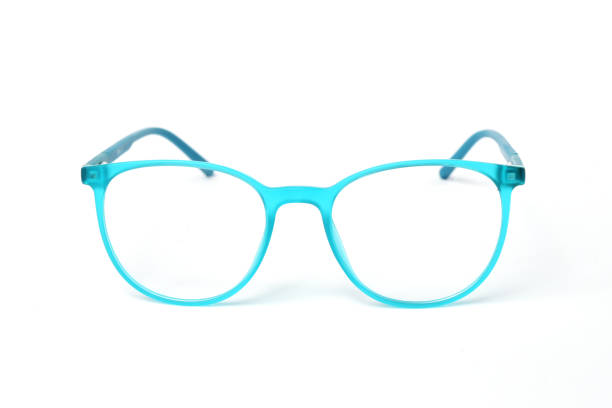 istock Plastic frame glasses on a white background. Eye protection. Medical frame for eyesight. 1191389758