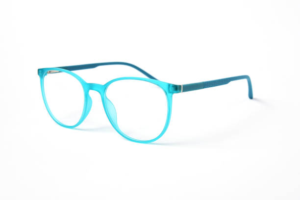 istock Plastic frame glasses on a white background. Eye protection. Medical frame for eyesight. 1191389791