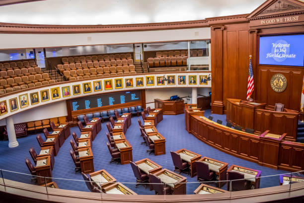 The center of administration in Tallahassee, Florida stock photo