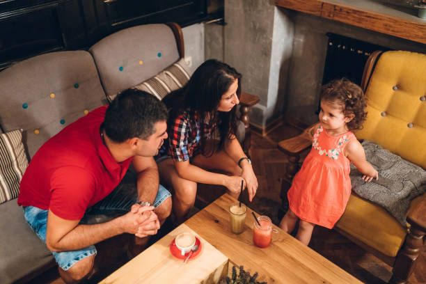 istock Family enjoying in cafe 1191395516