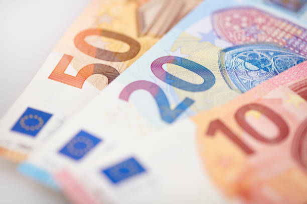 istock Ten twenty and fifty Euro bank notes 1191395623