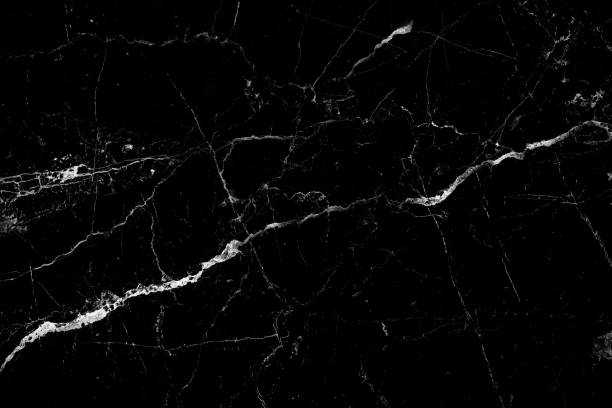Black marble, Abstract natural marble black and white pattern for background and design. stock photo