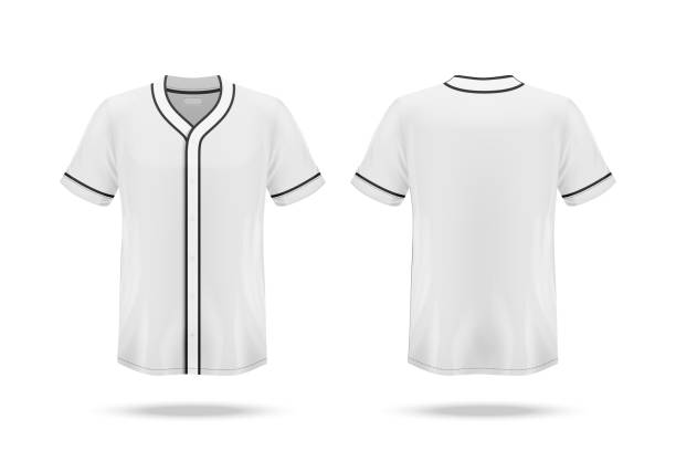 ภาพประกอบสต็อกที่เกี่ยวกับ “ข้อกําหนดเบสบอลเสื้อยืด mockup แยกบนพื้นหลังสีขาว, พื้นที่ว่างบนเสื้อสําหรับการออกแบบและวางอ - baseball uniform”