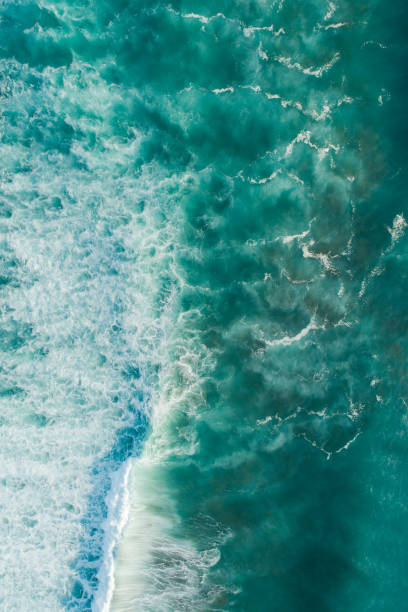 istock Sea wave aerial background. 1191401194